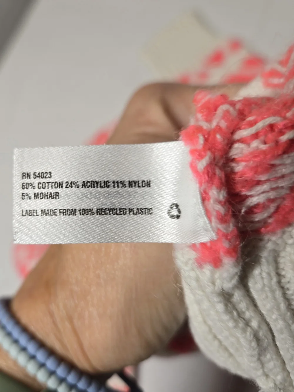 BabyGap 2T Neon Pink Fair Isle Nordic Sweater 2013